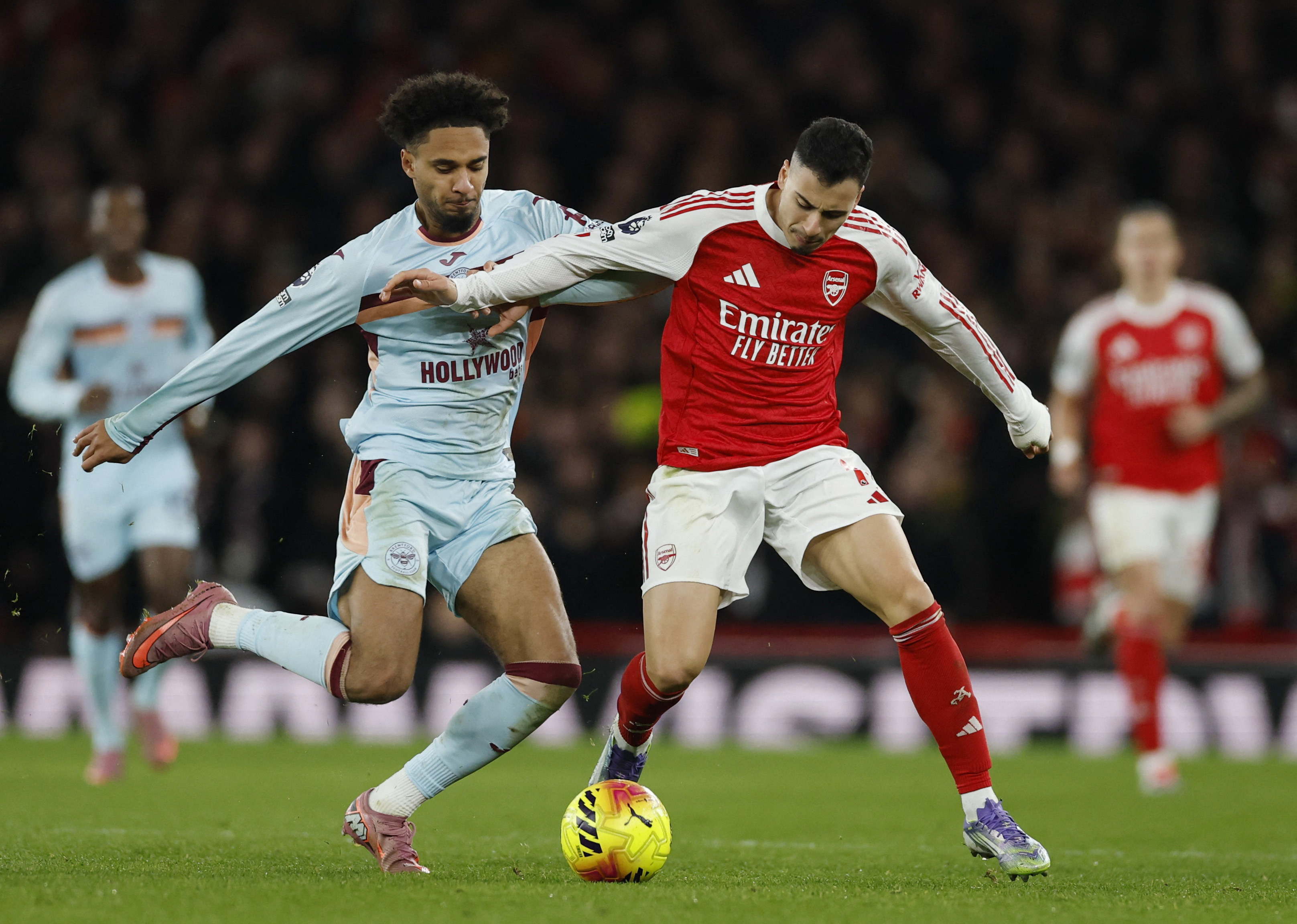 英超联赛阿森纳对阵莱斯特比赛